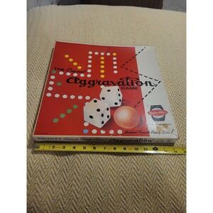 Vintage 1962 The Original Aggravation Board Game- Complete